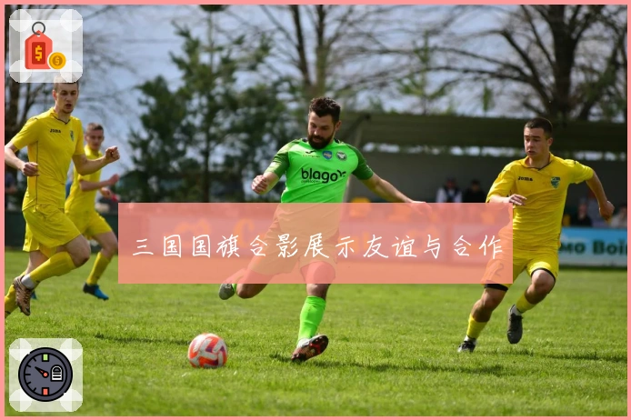 三国国旗合影展示友谊与合作